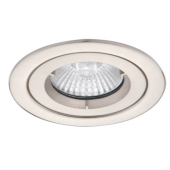 50W DOWNLIGHT SATIN CHROME FIRE RATED