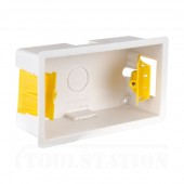 2 GANG 47MM DEEP DRY LINING BOX